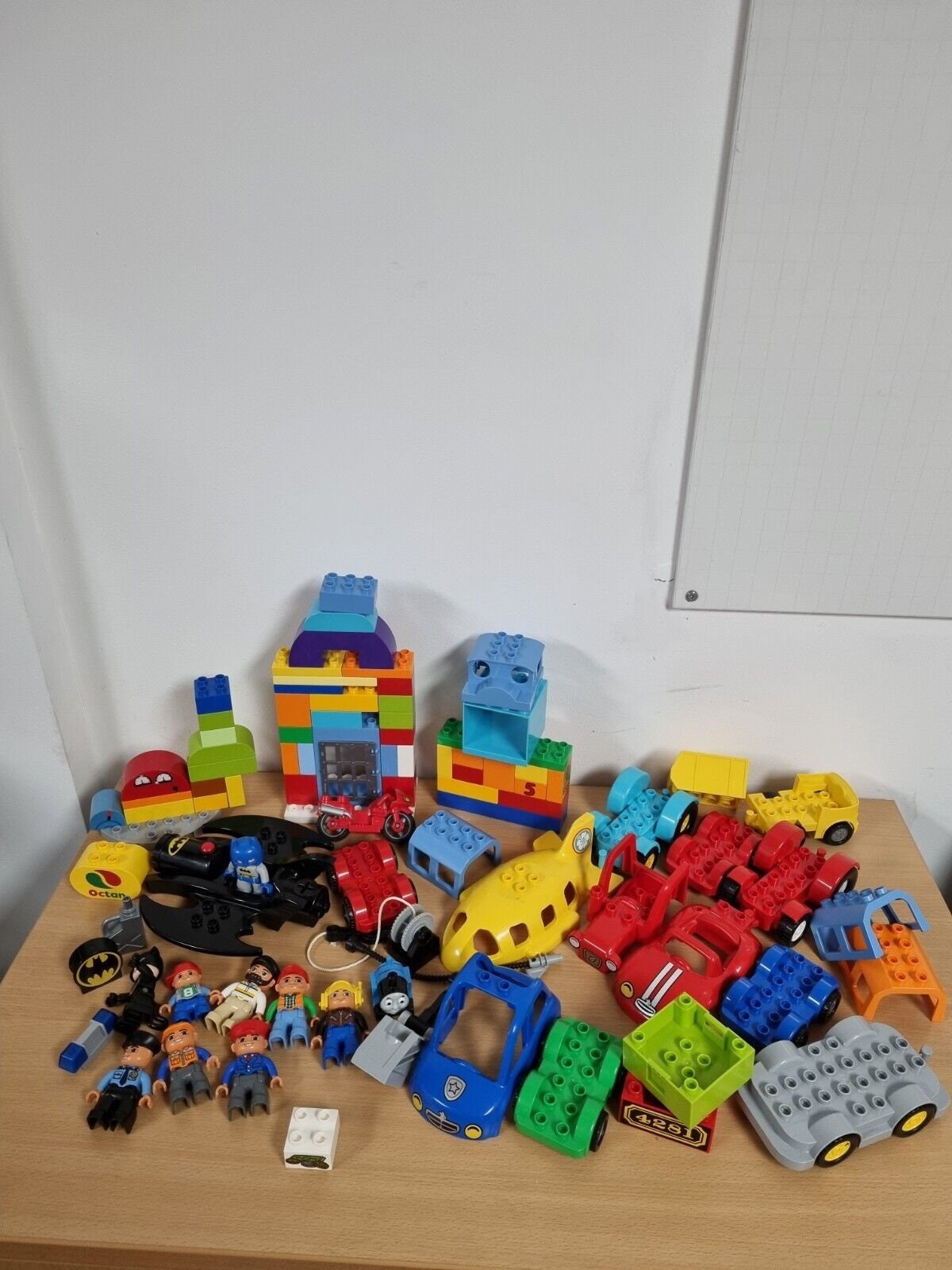 Lego Mega Block Duplo Assorted Lot Light Green Storage Container Preschool