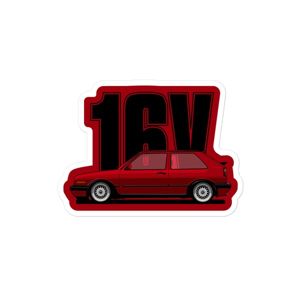 VW GTI 16V mk2 sticker