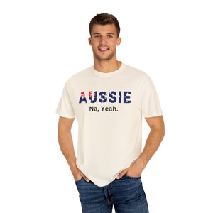 Camiseta australiana. Fiesta del día de Straya. Sí, no. Bandera. Colores cómodos unisex. Camiseta para el Día de Australia. Argot australiano. Camisa para australianos. imagen 7