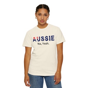 Camiseta australiana. Fiesta del día de Straya. Sí, no. Bandera. Colores cómodos unisex. Camiseta para el Día de Australia. Argot australiano. Camisa para australianos. imagen 8