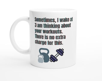 Funny Personal Trainer Mug - Perfect Gift for Gym Trainers | 11oz Ceramic Coffee Cup