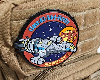 Firefly Serenity Velcro backed PVC Patch