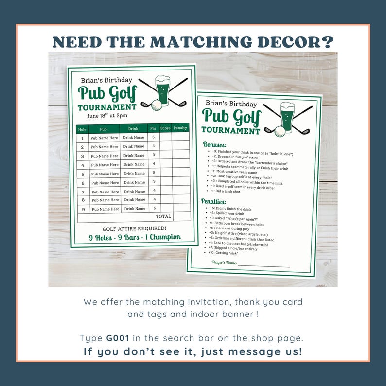 Editable Golf Birthday Welcome Sign Top Golf Entrance Poster Mini Golf ...