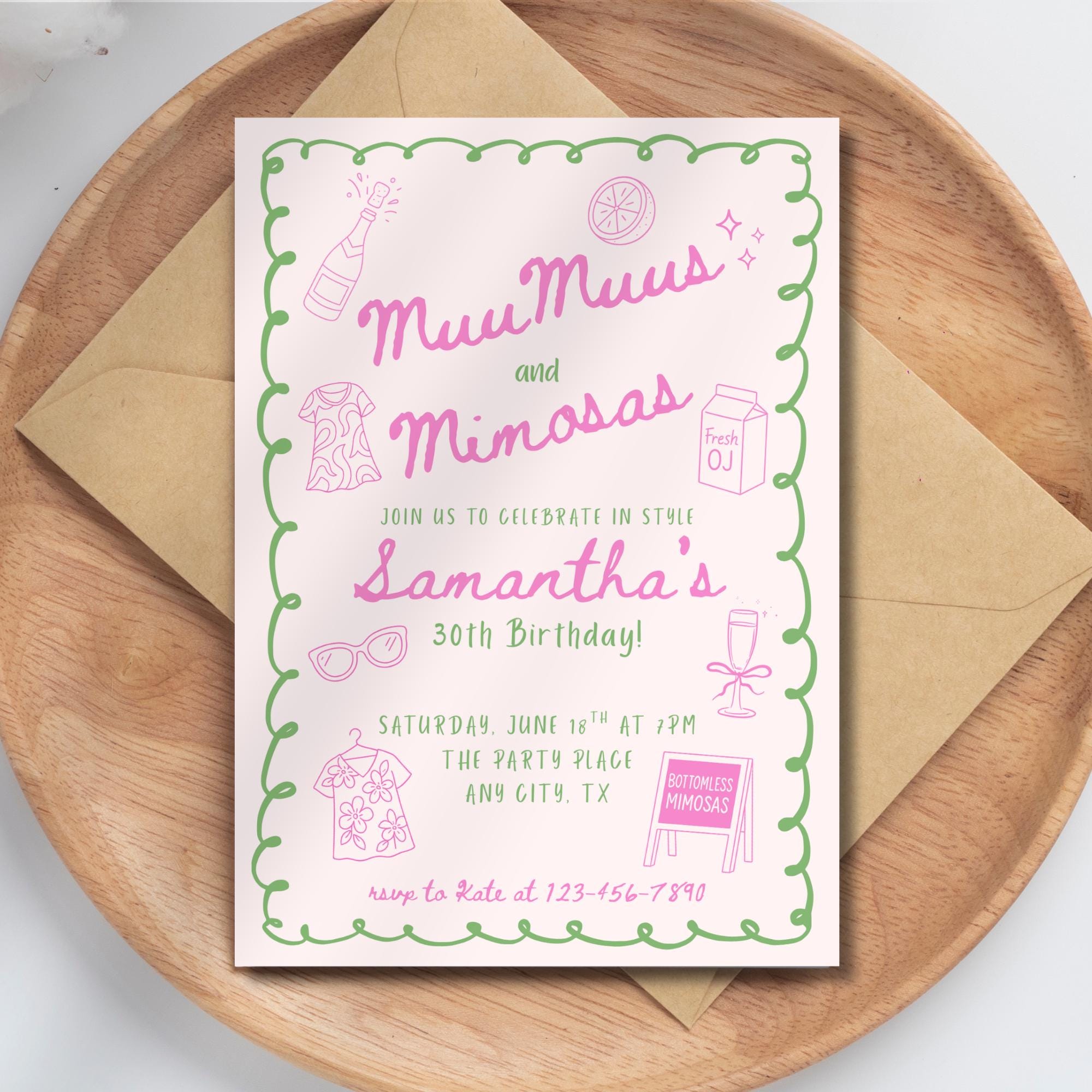 open lace back dress Editable Digital Moo Moo Cowgirl Birthday Party Invitation - Let's Go Girl  - Moo I'm Two - Farm Birthday main image 0
