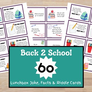 Cartes de blagues sur la boîte à lunch pour la rentrée, énigmes de cafétéria pour enfants, blagues drôles pour enfants, notes de classe, étiquettes de blagues à imprimer, énigmes quotidiennes pour la classe