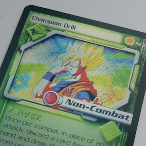 Champion Drill Goku Proxy TKG UR Foil Karte