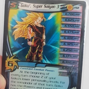 Dragon ball Goku Super Saiyan 3 Holographic/Foil Proxy Card