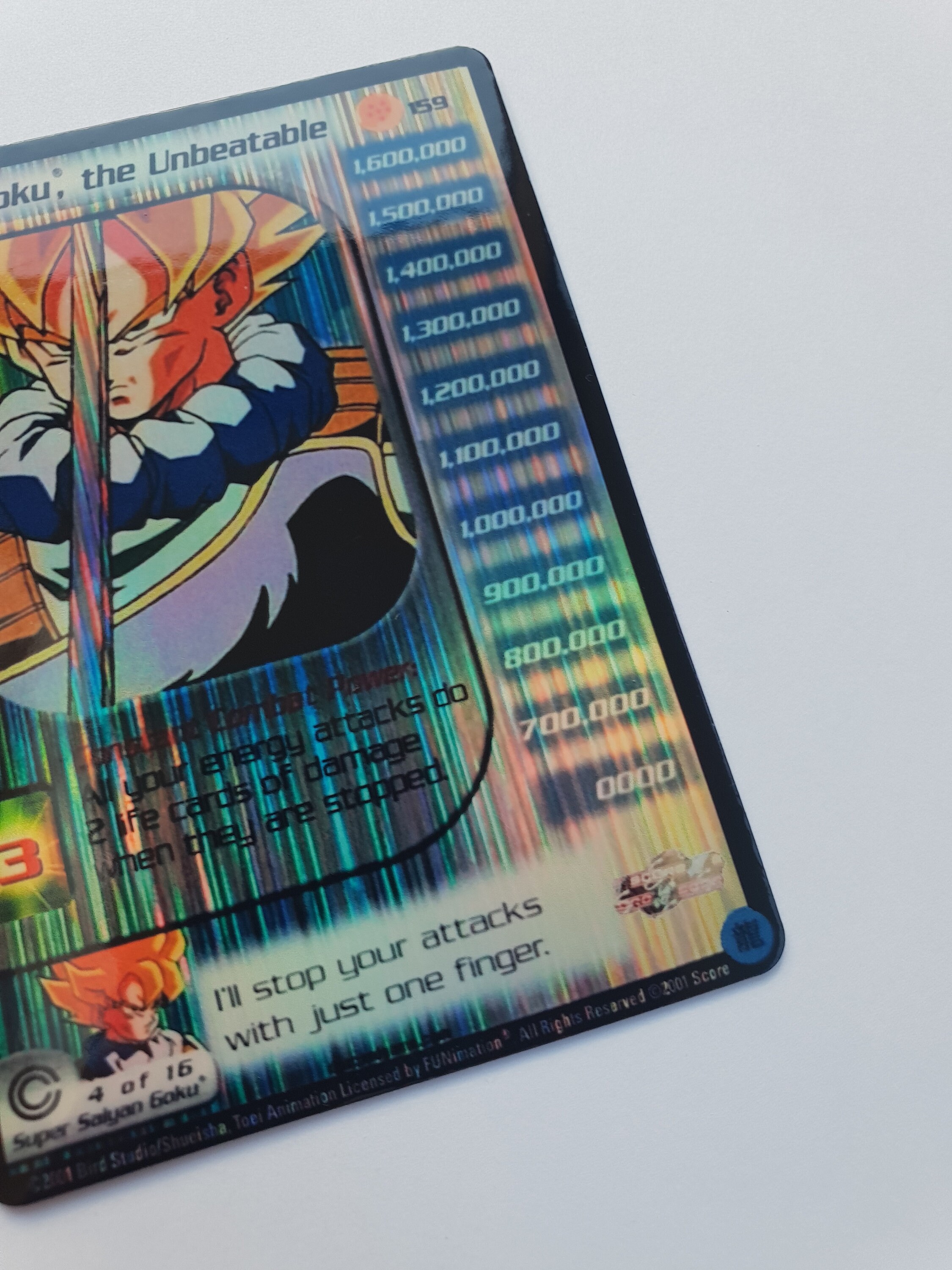 ドラゴンボールカード skj.com Goku, the Unbeatable Card Proxy 159 DBZ Foil - Etsy