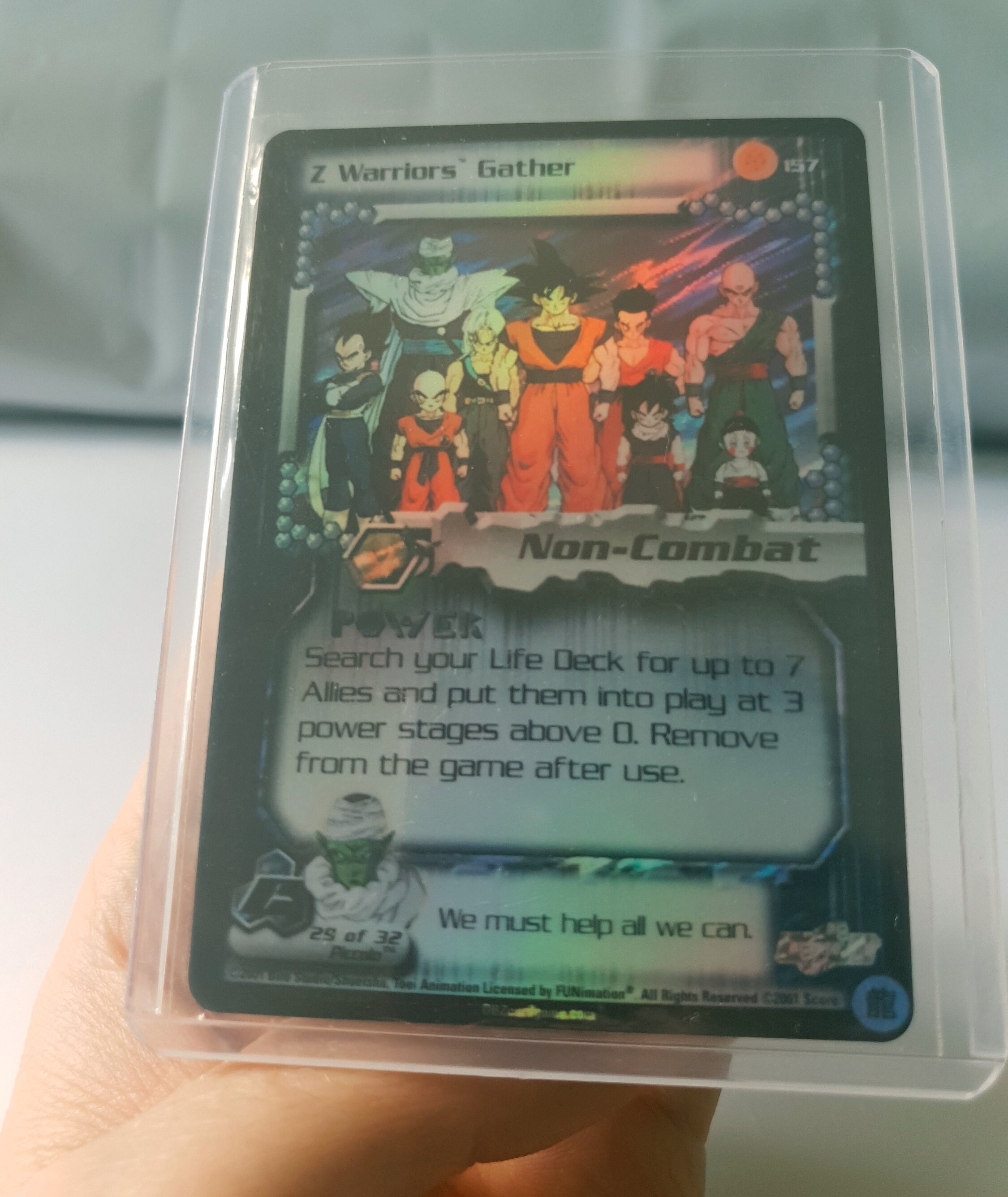 Warriors Gather 157 DBZ TCG UR Holographic/foil Proxy Card