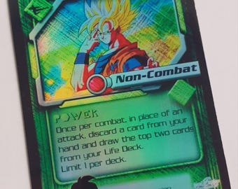 Carta FOIL de Goku Proxy TCG UR Goku del Campeón Drill