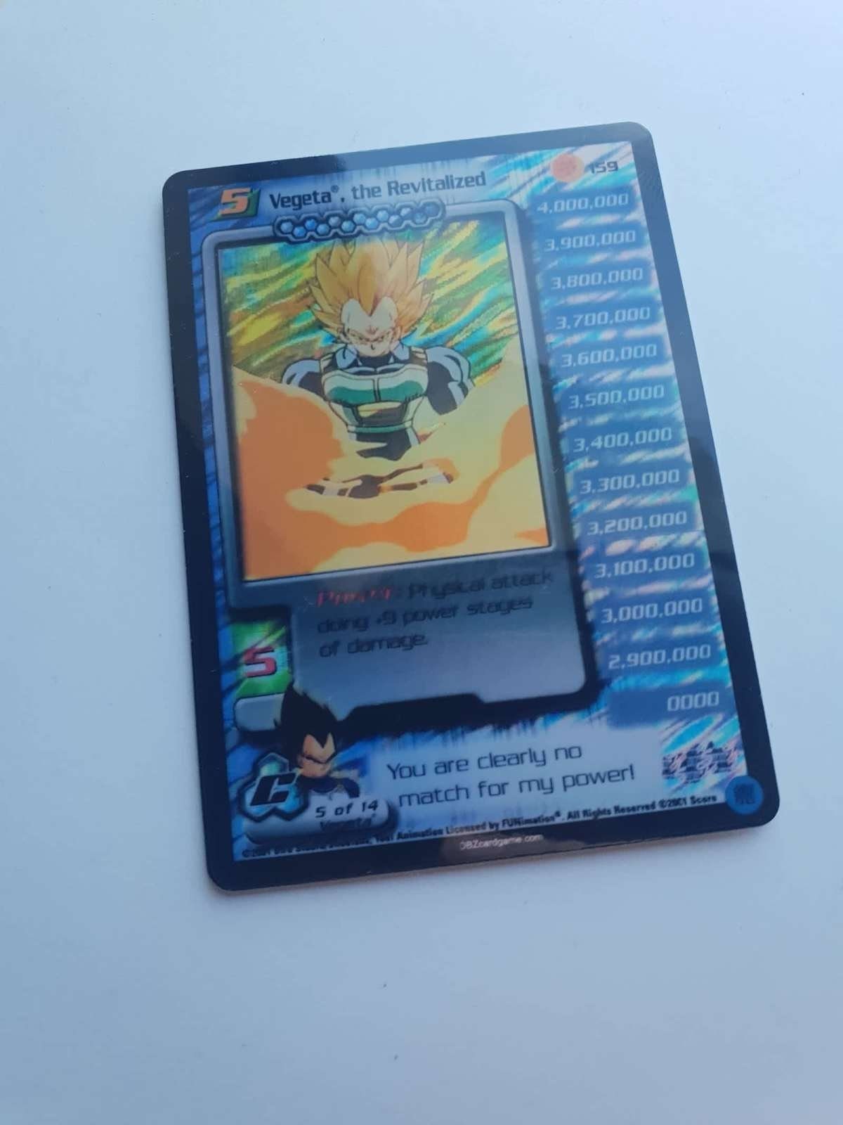 Dragonball Vegeta, the Revitalized 159 TCG UR Foil Proxy Card - Etsy