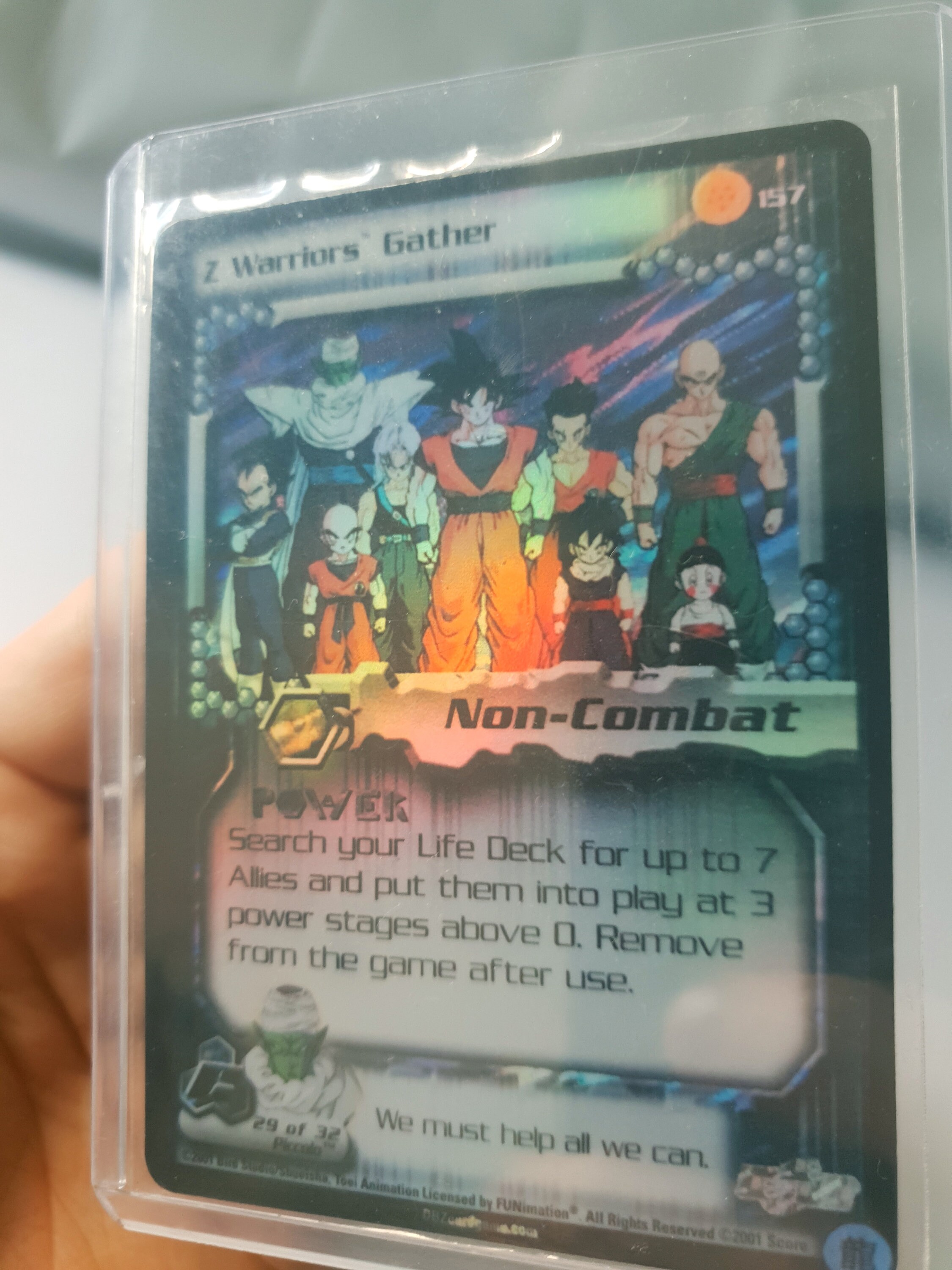 Warriors Gather 157 DBZ TCG UR Holographic/foil Proxy Card