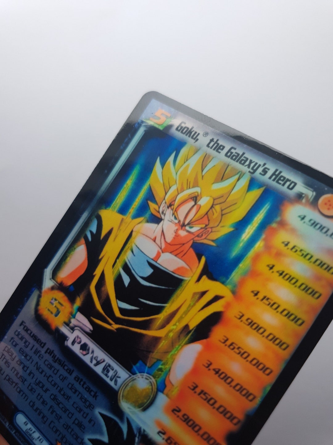 スーパーセール Hero Galaxy's Goku Custom Etsy - Card Holo/foil ドラゴンボールカード