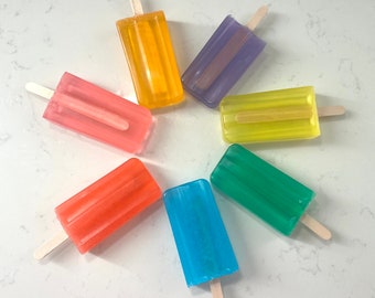 Popsicle Soap Bar: Fun Glycerin Soap, Summer Party Favor