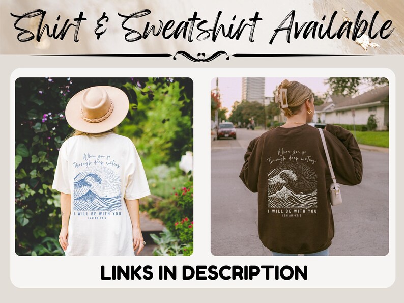 Shirt and sweatshirt available at the links in description.