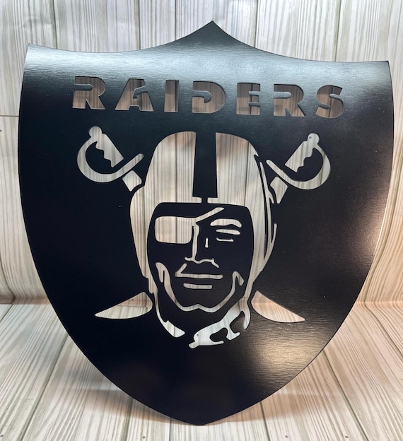NFL Raiders メタルサイン 壁掛け Raiders Logo Metal Plasma Cut Wall Art Home Decor - Etsy