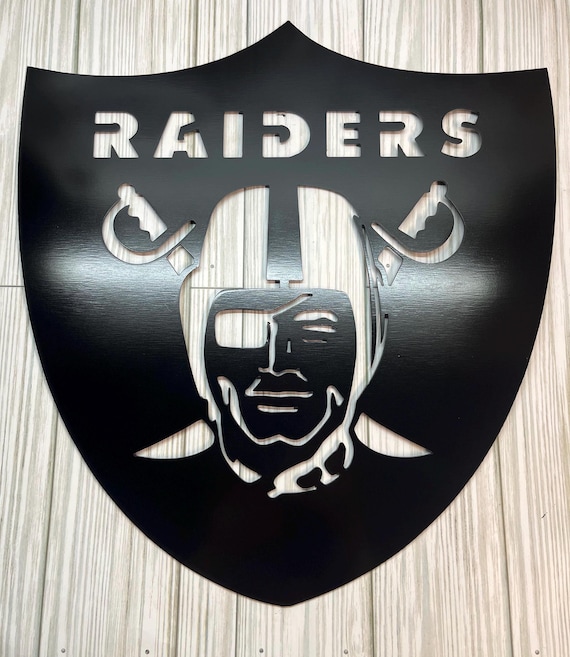 Raiders Logo Metal Plasma Cut Wall Art Home Decor - Etsy
