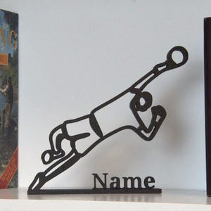 Goalkeeper, personalized gift idea, gift for football lovers, minimalist sculpture, 3D printed, home decor, sport image 2