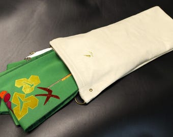 Estuche de cuero para estola clerical / Bolsa para vestimenta de diácono/sacerdote