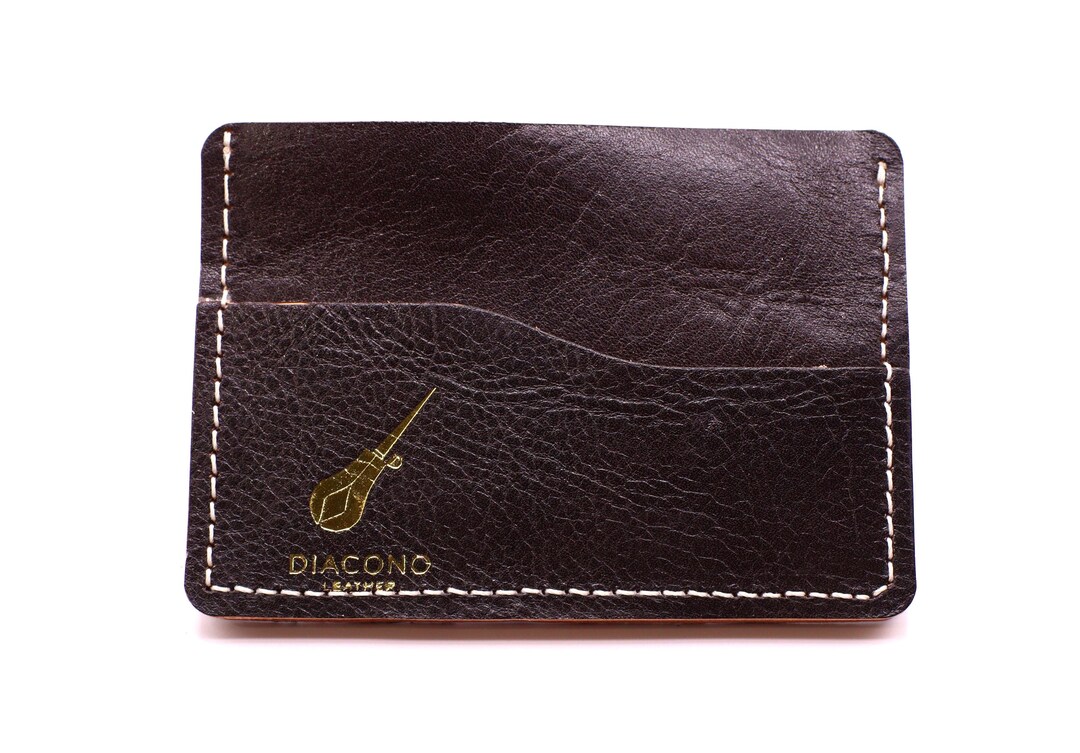Handmade Leather EDC Card Wallet | Catholic Saint Card & Credit Card ...