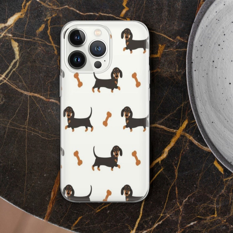 Dachshund Phone Case Canine Cover fit for iPhone 15 Pro Max, 14 Plus, 13, 12, 11, XR, XS & Samsung S23, S22, A54, A53, Pixel 8, 7 image 9