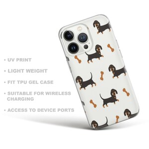 Dachshund Phone Case Canine Cover fit for iPhone 15 Pro Max, 14 Plus, 13, 12, 11, XR, XS & Samsung S23, S22, A54, A53, Pixel 8, 7 image 6