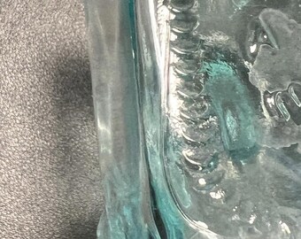 Empoli Italy Art Glass Vetreria Etrusca 1925 Cupola Aqua Teal Oil
