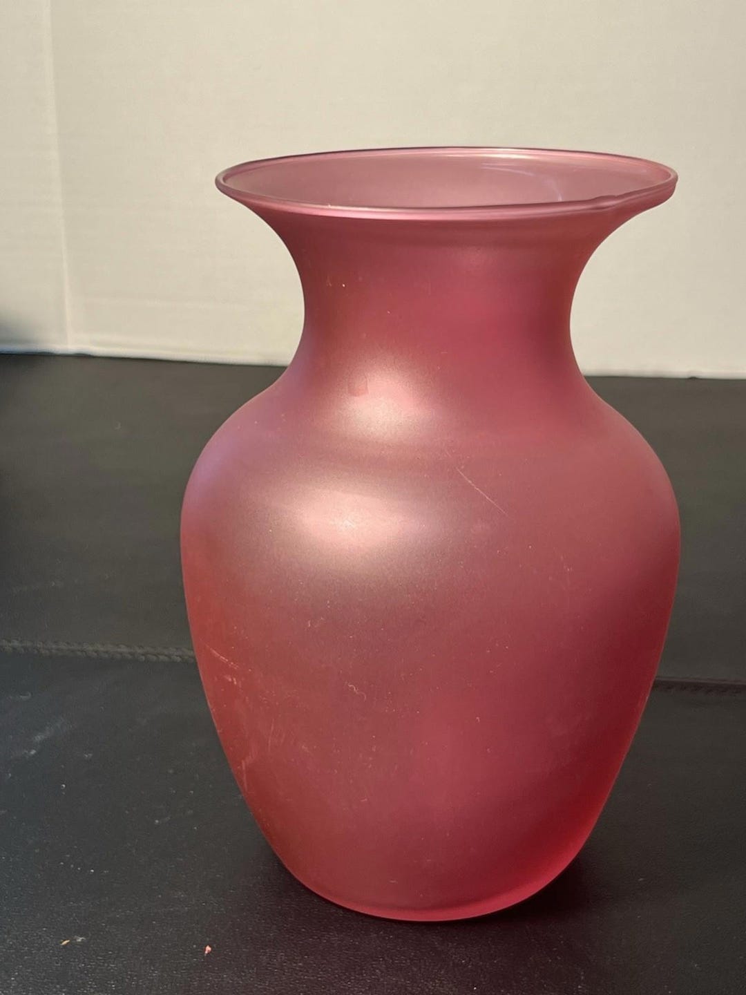 Vintage 1990s Amphora Urn Satin Frosted Pink Vase, 4.5x7” - Etsy
