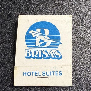 Vintage 1980s Matchbook Hotel Suites Brisas Cancún Mexico, Unused, Unstruck
