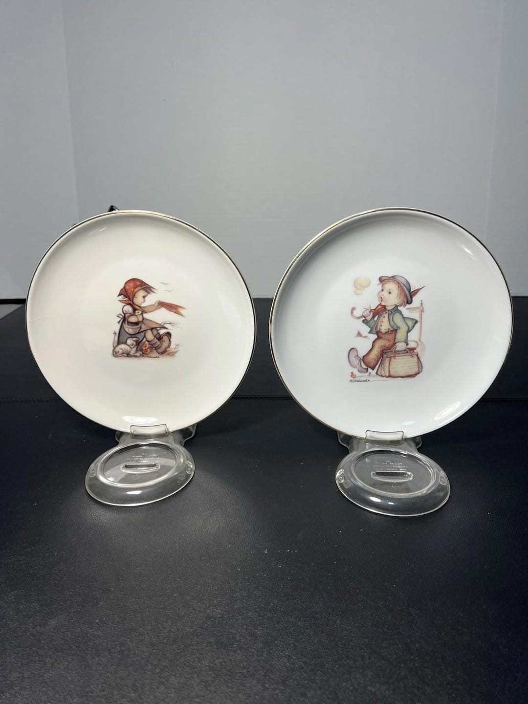 Hummel Vintage 1980s Set of 2 Collectible Wall/display Plates Reutter ...