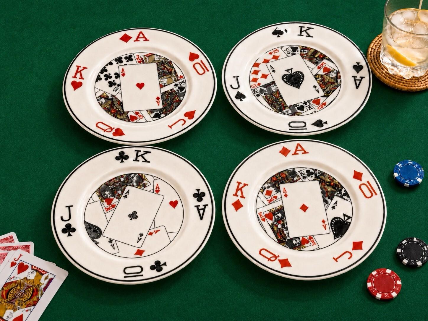Playing Card Plate - Etsy