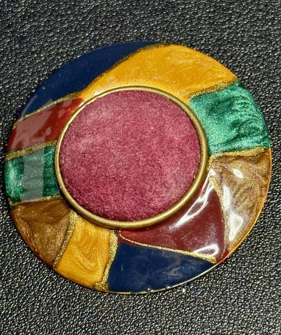 Spilla A Ruota Colore In Smalto – Ruota Girevole, Creativa, In Lega Di Zinco, 5,1 Cm, Per Artisti, Designer, Insegnanti – Regalo Originale