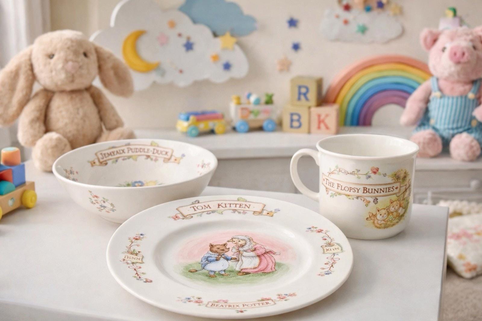 Beatrix Potter Dish Set - Etsy Canada