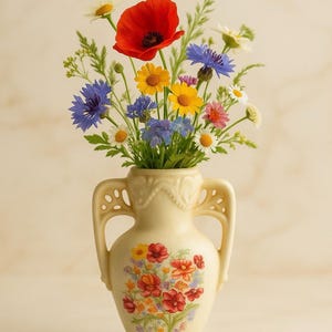 Dresden Vase - Etsy