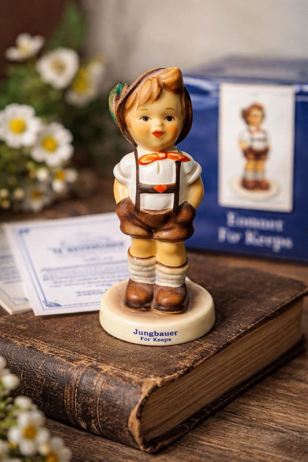 Hummel Goebel 1994 TMK-7 for Keeps Figurine HUM 630 W/box & COA