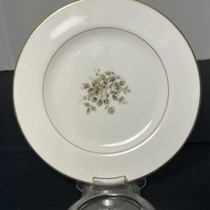 Linden Fine China Japan 1970s Rosina MK-3018 Salad Bread Butter Plate 6.5”