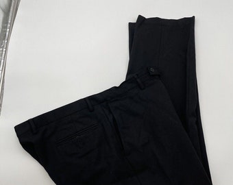 Versace NWOT Black Wool Slacks 36/29