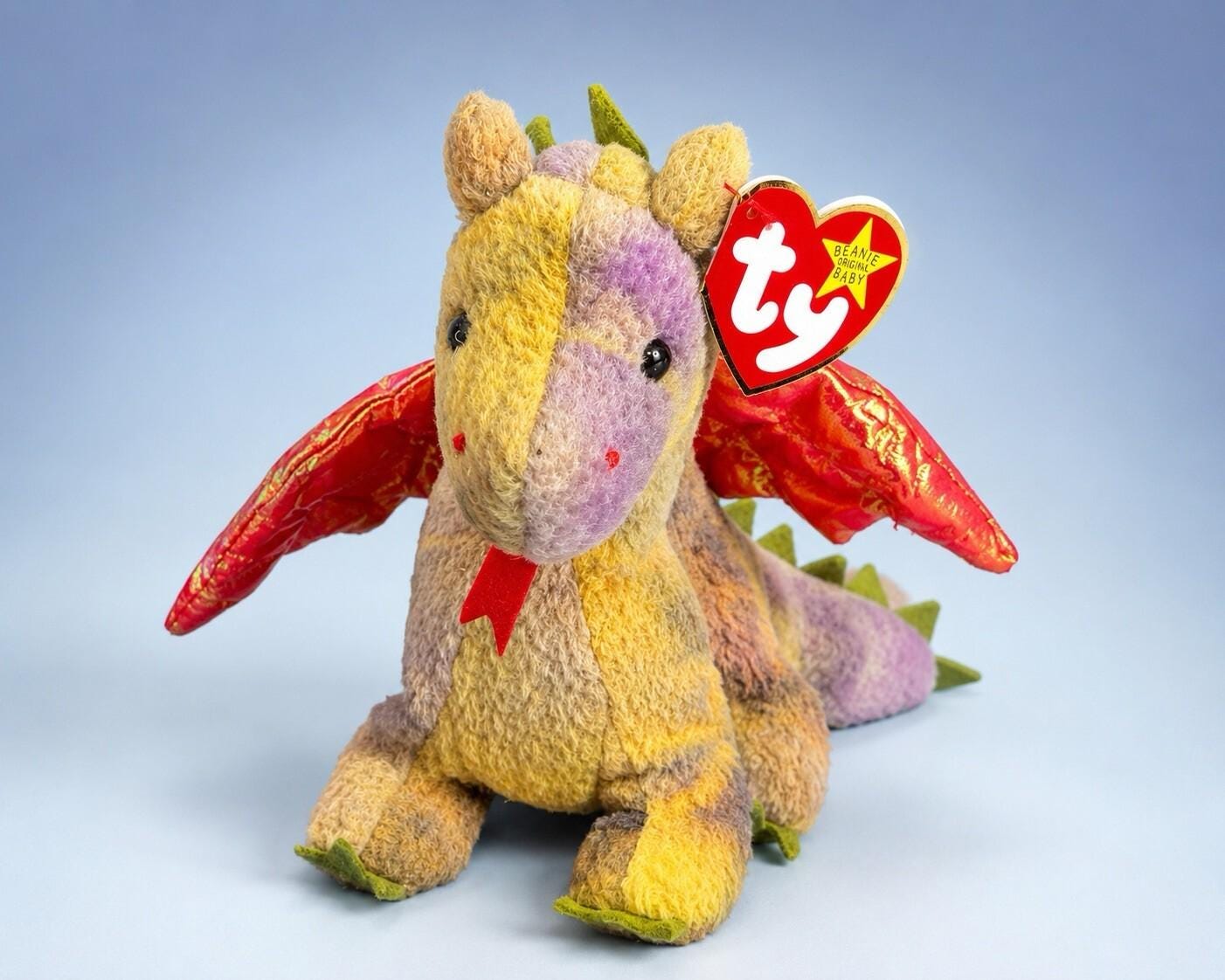 1998 Scorch Dragon Beanie Baby - Etsy Canada