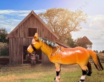ESTINK Filet à joues de cheval Mors de Bouche de Cheval Filet Extérieur