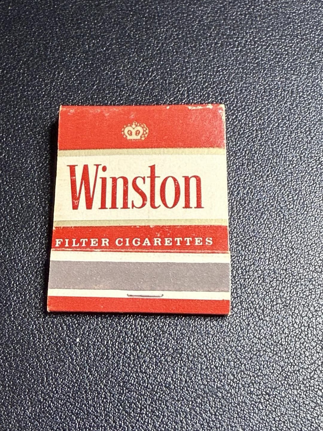 Vintage 1970s Winston Cigarettes Matchbook - Unused Promo Red Pack