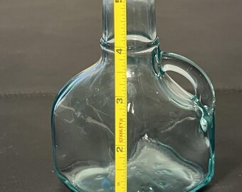 Empoli Italy Art Glass Vetreria Etrusca 1925 Cupola Aqua Teal Oil