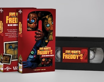 Five Nights At Freddy's 2 - Custom VHS - BOX/TAPE - High-Quality - Collectors Item