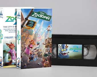 Zootopia 2 CUSTOM VHS Tape – Retro Movie Collector's Item