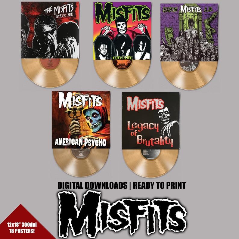 ミスフィッツ　レコード　LP Amazon.co.jp: Misfits : Compilation [12 inch Analog