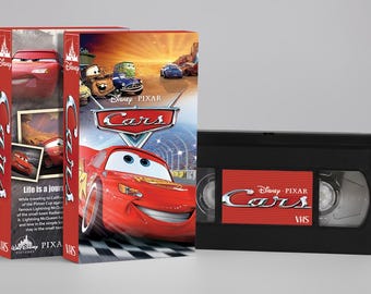 Cars - Custom VHS - BOX/TAPE - High-Quality - Collectors Item