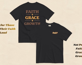 Saved-ish Soul Christian T-Shirt, Faith Grace Growth Unisex Tee