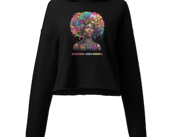 Saved-sh Soul Crop Hoodie