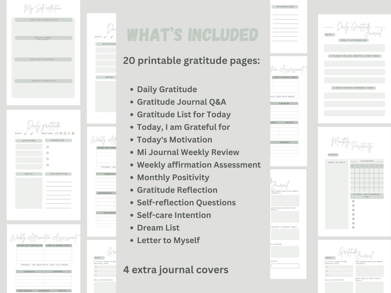 "Self-Reflection Notebook Templates"