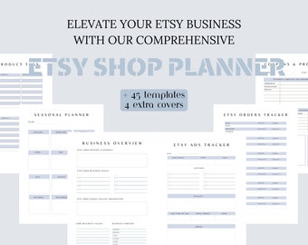 Boost Your Etsy Business: Plan, Sell, and Master SEO with our Shop Planner & Guide!