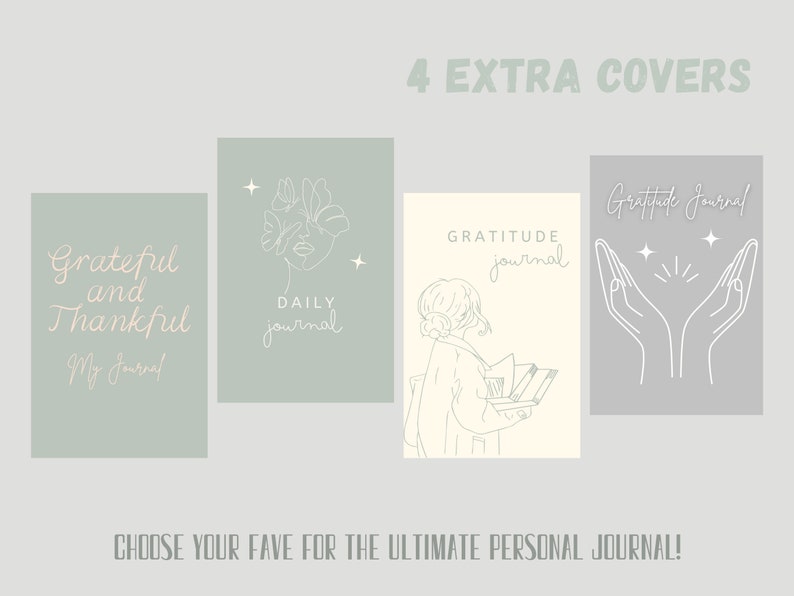 Printable Gratitude Journal Cover